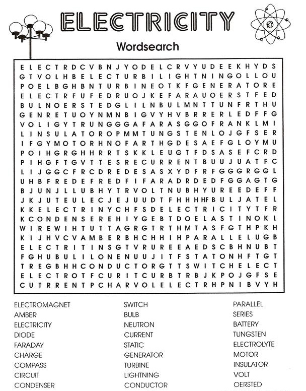 Printable Word Search For Teenagers