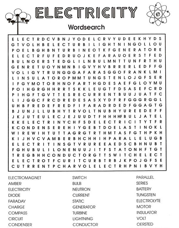 Free Printable Word Search For Teens