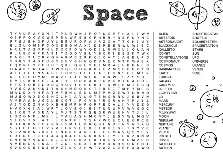 Fun Printable Word Searches For Teens
