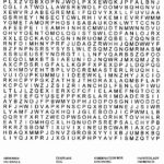 Word Search Puzzle Printable Difficult Word Search Printable