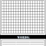 Word Search Template Freebie For Spelling Phonics Or Sight Words My