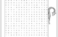 Zoo Animals Word Search Monster Word Search