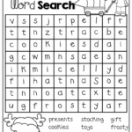1St Grade Word Search   Best Coloring Pages For Kids Intended For Christmas Word Search For First Graders