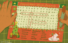 45 Free Christmas Word Search Puzzles For Kids within Christmas Decorating Word Search