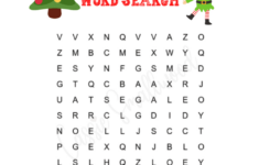 6 Fun Christmas Word Search Free Printables in Childrens Christmas Word Search