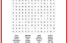 A Christmas Carol Word Search in Word Search A Christmas Carol