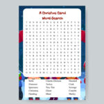 A Christmas Carol Word Search Printable   Shark Printables Regarding Word Search A Christmas Carol