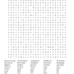 A Christmas Carolcharles Dickens Word Search   Wordmint Pertaining To Christmas Carol Word Search Answer Key