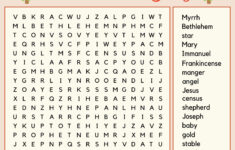 Big Christmas Word Searches - 15 Free Pdf Printables | Printablee pertaining to Christmas Story Word Search