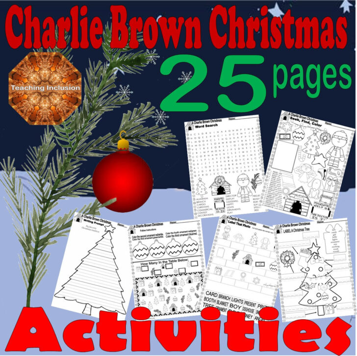 Charlie Brown Christmas Word Search