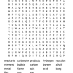 Chemistry Christmas Wordsearch   Wordmint Pertaining To Christmas Elemental Word Search