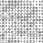 Christmas Around The World 1 (Solution)   Large Print Word Search Inside Christmas Around The World Word Search Answer Key