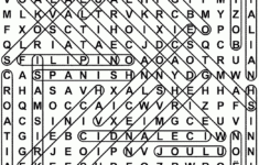 Christmas Around The World 1 (Solution) - Large Print Word Search inside Christmas Around The World Word Search Answer Key