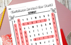 Christmas Around The World Word Search | Tech Teacher Pto3 pertaining to Christmas Around The World Word Search Answer Key