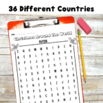 Christmas Around The World Word Search | Tech Teacher Pto3 Within Christmas Around The World Word Search