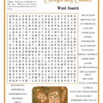 Christmas Cookie Word Search In Christmas Cookie Word Search