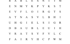 Christmas Decorations Word Search - Wordmint within Christmas Decorations Word Search