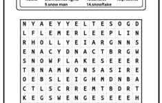 Christmas Holiday Word Search - Ezpzlearn intended for Christmas Word Search 4th Grade