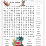 Christmas In July Word Search In Christmas In July Word Search