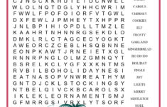 Christmas In July Word Search in Christmas In July Word Search