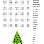 Christmas List Word Search   Wordmint Throughout Christmas Decorations Word Search