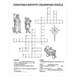 Christmas Nativity Crossword Puzzle   Printable In Catholic Christmas Word Search