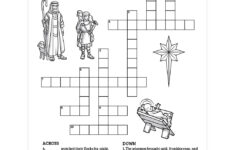 Christmas Nativity Crossword Puzzle - Printable in Catholic Christmas Word Search