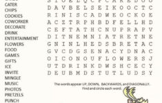 Christmas Party Word Search Puzzle - Puzzles To Play within Christmas Word Search Games