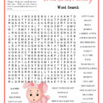 Christmas Story Word Search Pertaining To Christmas Story Word Search