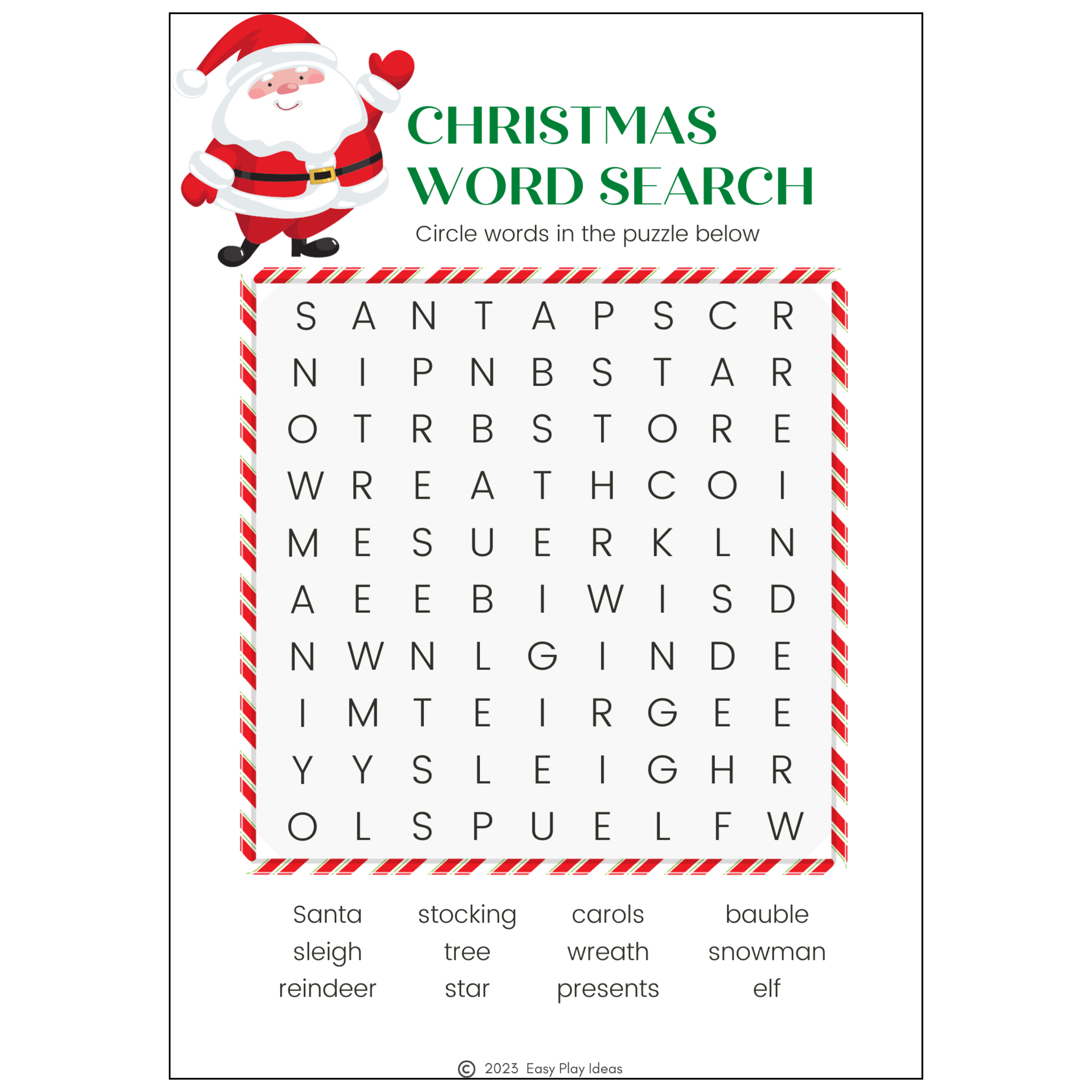 Christmas Word Online Search for Christmas Word Search Online