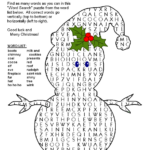 Christmas Word Puzzle, Word Search Printables   Hubpages In Christmas Word Search Games Free