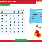 Christmas   Word Search #1   Super Simple In Christmas Word Search Easy