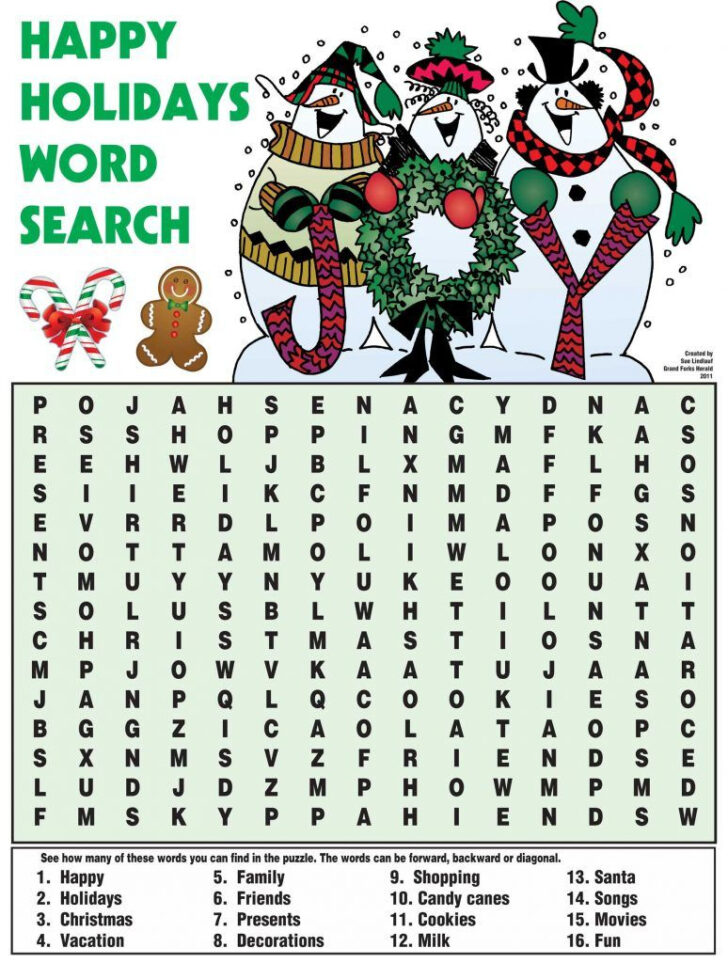 Christmas Online Word Search