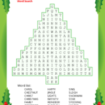 Christmas Word Search (Free Printable Pdf Puzzles) – Diy Projects In Kids Christmas Word Search