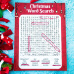 Christmas Word Search {Free Printable!}   Play Party Plan Throughout Christmas Treats Word Search Answers