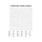 Christmas Word Search Printable Download Pdf Instant Digital For Christmas Word Search Printable Hard