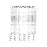 Christmas Word Search Printable Download Pdf Instant Digital In Christmas Hard Word Search