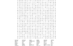 Christmas Word Search Printable Download Pdf Instant Digital in Christmas Hard Word Search