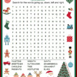 Christmas Word Search Printable In Christmas Word Search For Elementary