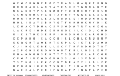 Christmas Word Search - Wordmint within Christmas Word Search With Answers