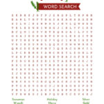 Christmas Word Searches   25 Free Printables | Printabulls Inside Word Search Christmas Hard