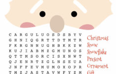 Christmas Word Searches - 25 Free Printables | Printabulls regarding Christmas Search A Word Printable