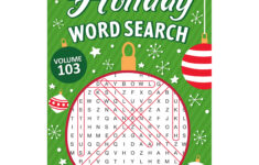 Christmas Word Searches within Christmas Word Search Books