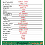 Free Christmas Word Scramble Printable With Answer Key Included Throughout Christmas Treats Word Search Answers