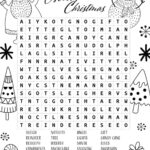 Free Printable Christmas Deals Word Search Inside Printable Word Search Christmas