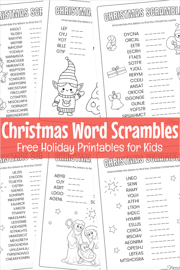 Christmas Word Search Homemade Gifts Made Easy