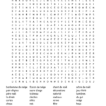 French Christmas Word Search   Wordmint In Christmas Word Search In French