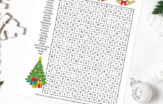 Fun Printable 12 Days Of Christmas Word Search Puzzle throughout 12 Days Of Christmas Word Search Answers