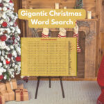 Gigantic Christmas Word Search, Printable Word Search, Christmas Intended For Giant Christmas Word Search