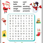 Kid'S Christmas Word Search For English Learners Free Pdf Download Regarding Christmas Word Search Elementary